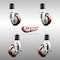 Service Caster 3 Inch 316SS Maroon Poly Swivel 1-7/8 Inch Expanding Stem Caster Brake SCC, 2PK SS316EX20S314-PPUB-MRN-2-TLB-2-178 - alternate 6